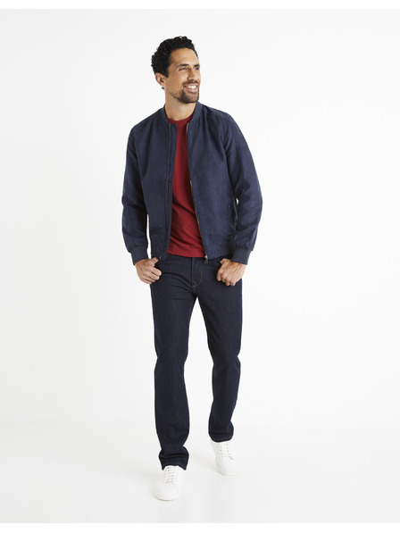 Celio Tmavě modrý pánský bomber Celio Cutuk