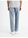 Celio Světle modré pánské straight fit džíny Celio C15 Dostraight