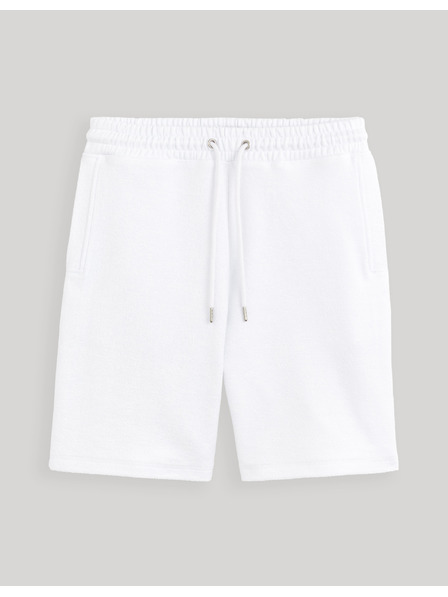 Celio Bílé pánské teplákové kraťasy Celio Doreverse
