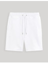 Celio Bílé pánské teplákové kraťasy Celio Doreverse