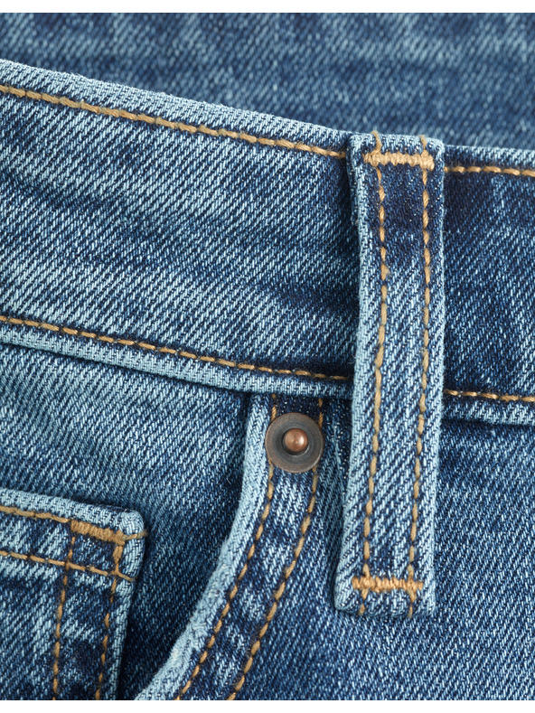 Celio Modré skinny fit džíny Celio Foskinny