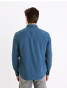 Celio Tmavě modrá pánská košile Celio Gagusti2