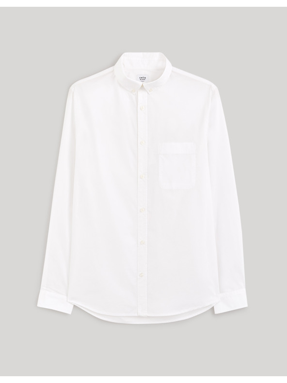 Celio Bílá pánská košile Celio Gaopur