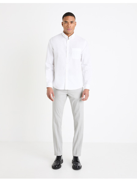 Celio Bílá pánská košile Celio Gaopur