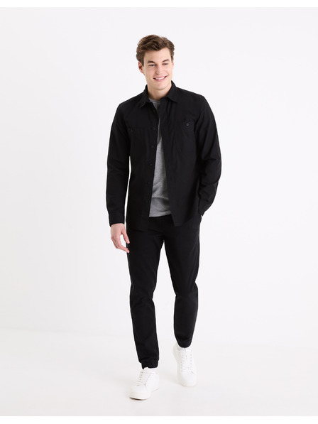 Celio Černá pánská košile Celio Gagusti2