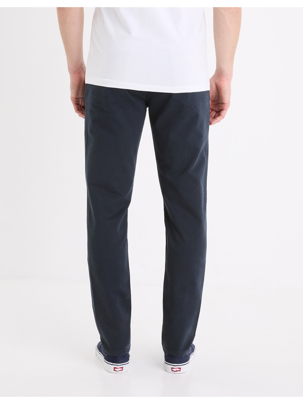 Celio Tmavě modré pánské kalhoty Celio Gofive