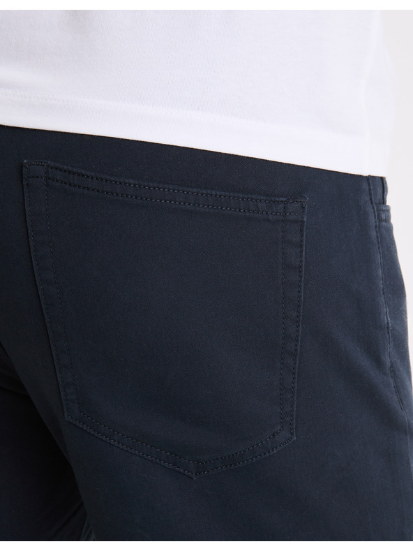 Celio Tmavě modré pánské kalhoty Celio Gofive