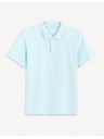 Celio Tyrkysové pánské basic polo tričko Celio Feflame