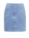 Orsay Světle modrá dámská sukně v semišové úpravě ORSAY
