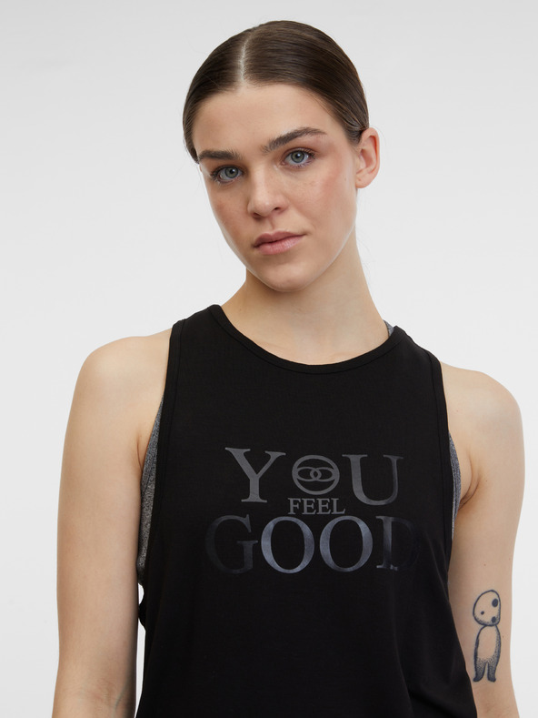 Orsay Černé dámské sportovní tílko ORSAY