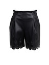 Orsay Černé dámské koženkové kraťasy ORSAY