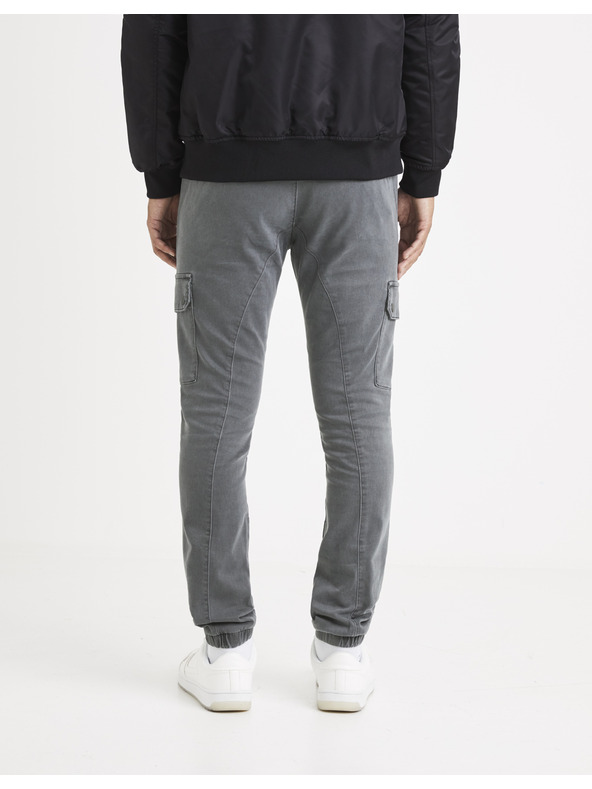 Celio Šedé kalhoty Celio Solyte