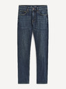 Celio Tmavě modré pánské straight fit džíny Celio
