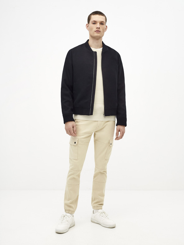 Celio Krémové pánské kalhoty Celio Solyte