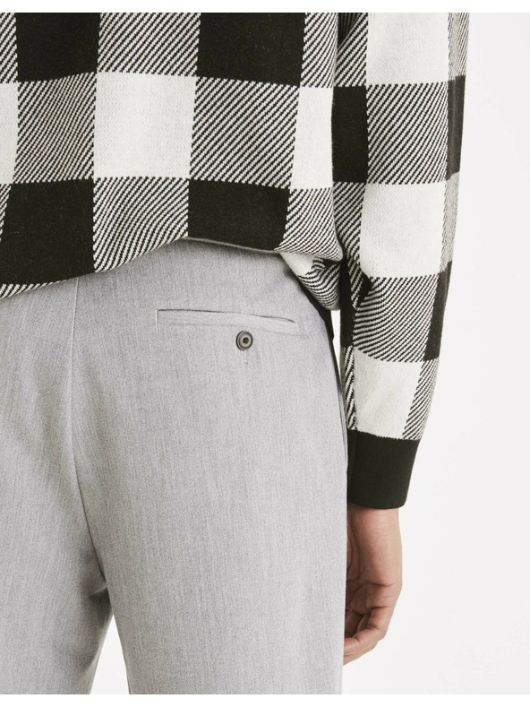 Celio Šedé pánské kalhoty Celio 24H Avoclair