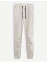 Celio Světle šedé pánské kalhoty Celio Voyage