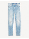 Celio Světle modré pánské slim fit džíny Celio Fostroy