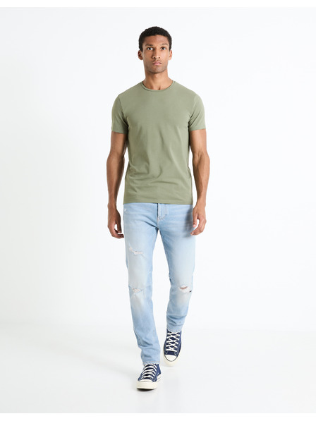 Celio Světle modré pánské slim fit džíny Celio Fostroy
