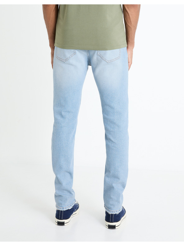 Celio Světle modré pánské slim fit džíny Celio Fostroy
