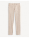 Celio Béžové pánské chino kalhoty Celio Gosi
