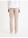Celio Béžové pánské chino kalhoty Celio Gosi