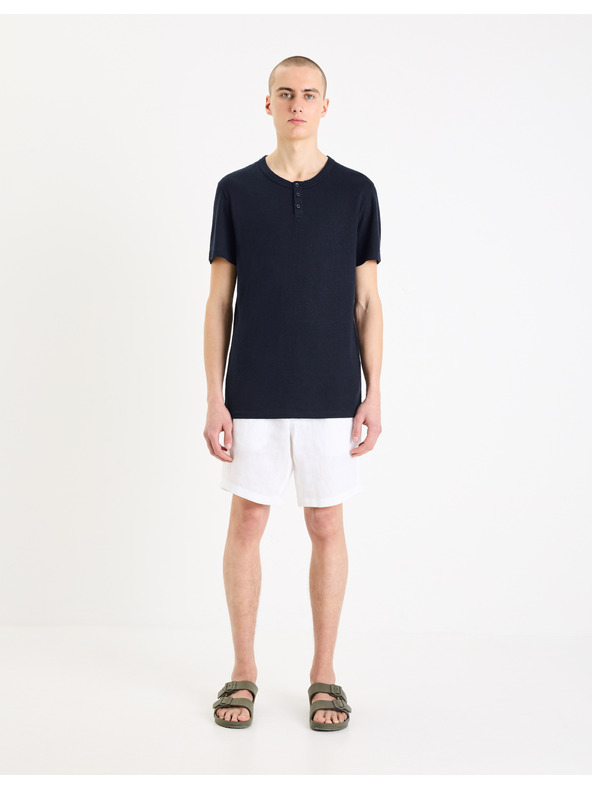 Celio Pánské tričko s knoflíky Celio Geliney