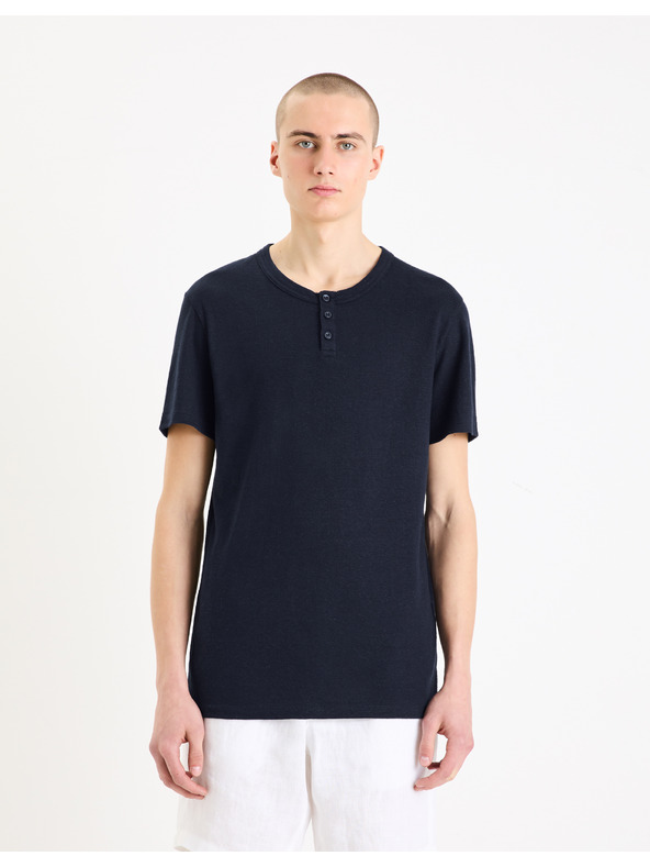 Celio Pánské tričko s knoflíky Celio Geliney