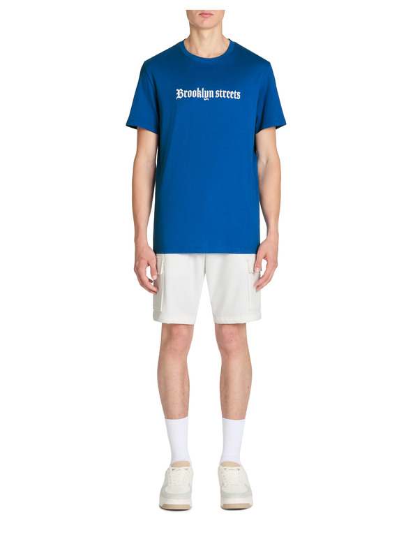 Celio Modré pánské tričko Celio Jedark