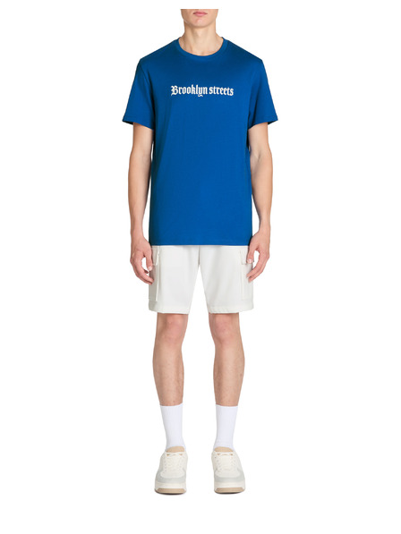 Celio Modré pánské tričko Celio Jedark