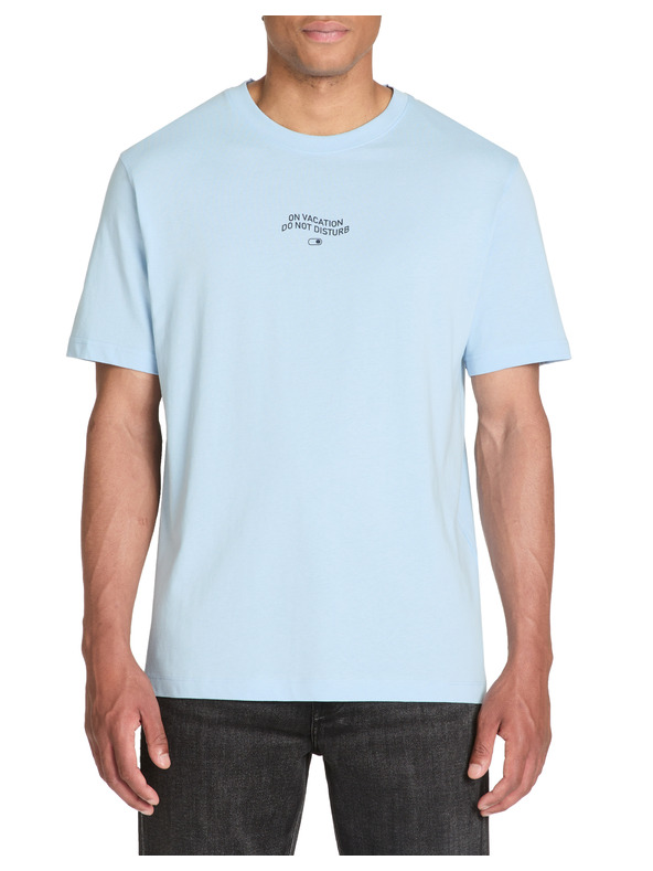 Celio Světle modré pánské tričko Celio Jeword