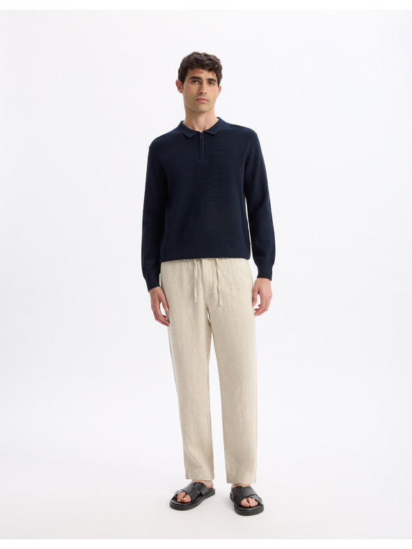 Celio Tmavě modrá pánská mikina Celio Leviatan