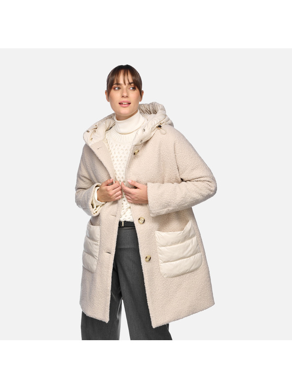 Geox Krémová dámská bunda Geox Calithe