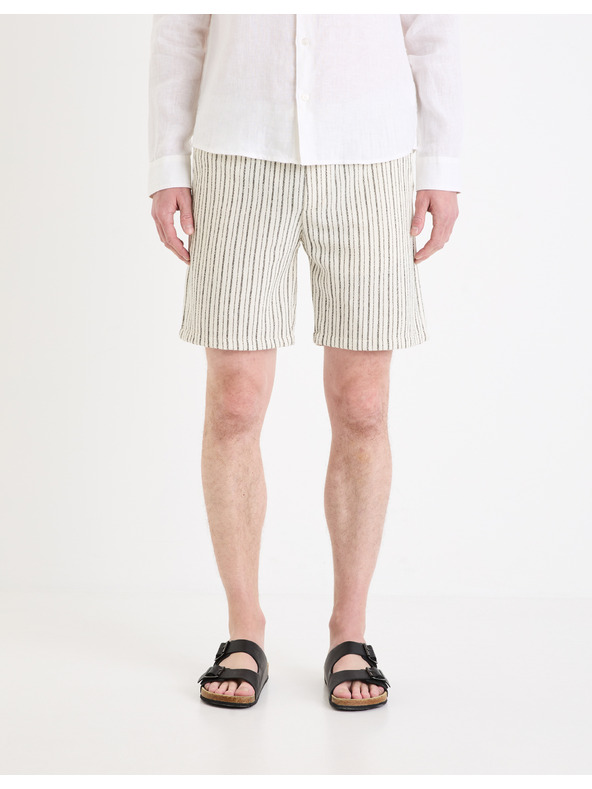 Celio Plátěné kraťasy Gostripebm