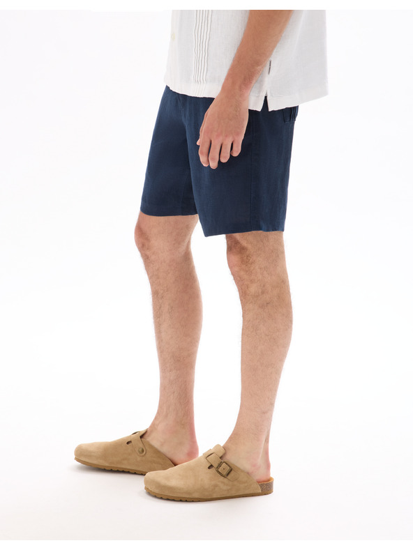 Celio Lněné kraťasy Saint Tropez