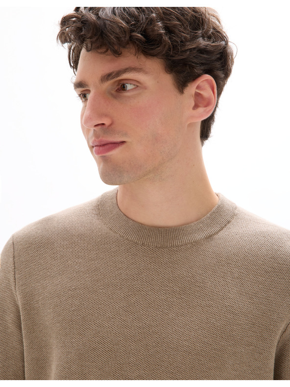 Celio Svetr Bepic s kulatým výstřihem