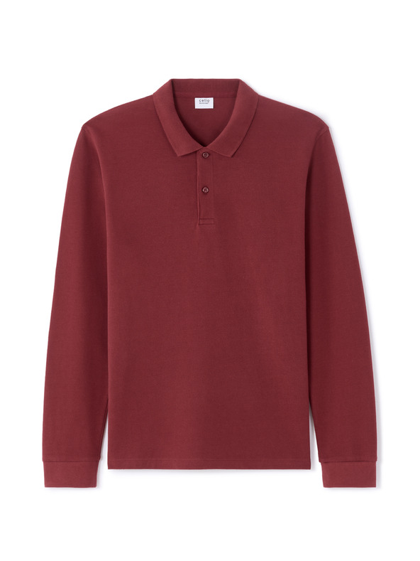Celio Polo tričko Meoneml s dlouhým rukávem