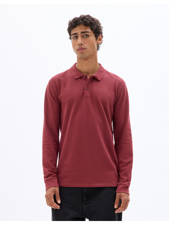 Celio Polo tričko Meoneml s dlouhým rukávem
