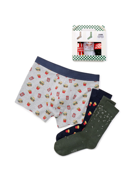 Celio Dárkové balení spodního prádla Fast food