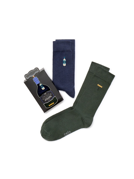 Celio Vánoční balení ponožek Sekt