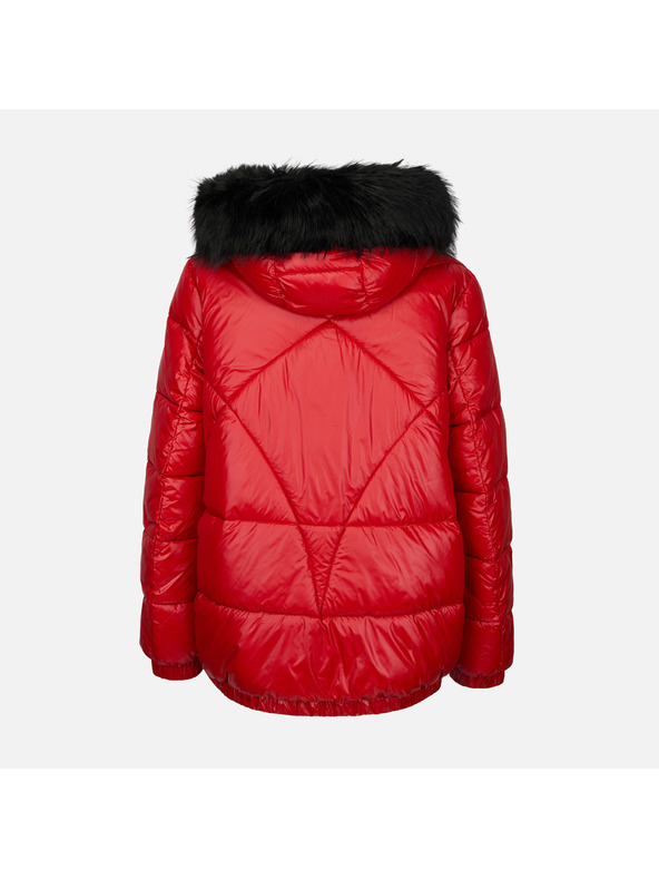 Geox Červená dámská péřová bunda Geox Backsie