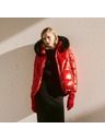Geox Červená dámská péřová bunda Geox Backsie