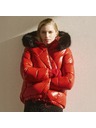 Geox Červená dámská péřová bunda Geox Backsie