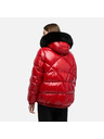 Geox Červená dámská péřová bunda Geox Backsie
