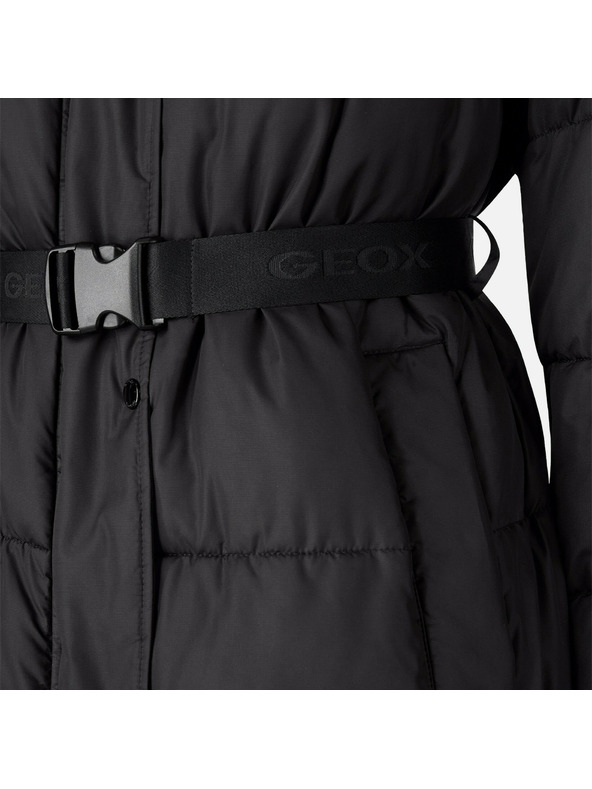 Geox Černá dámská péřová bunda Geox Spherica