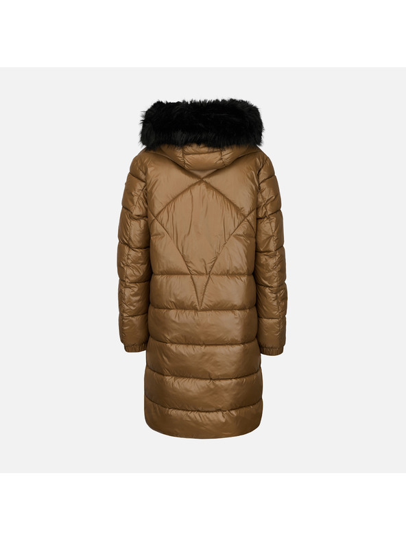 Geox Hnědá dámská parka Geox Backsie