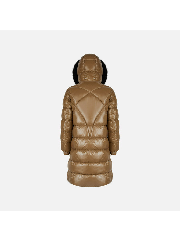 Geox Hnědá dámská parka Geox Backsie