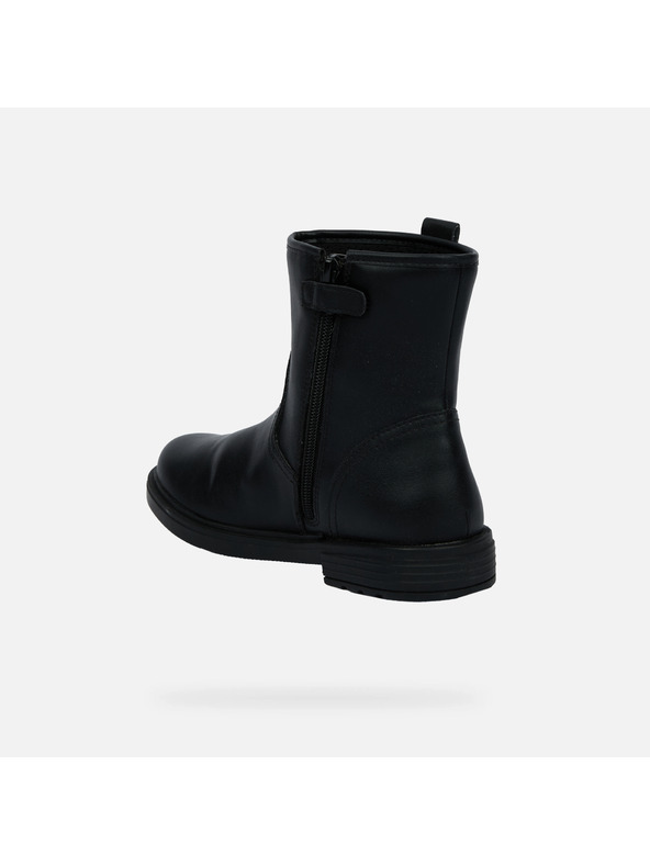 Geox Černá dívčí kotníková obuv Geox Eclair Girl