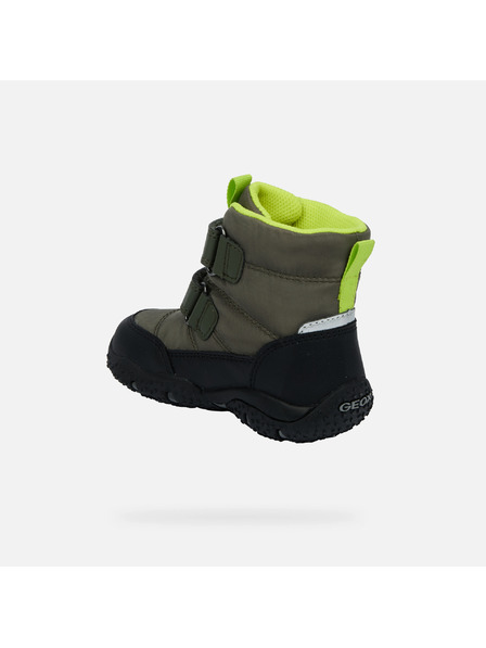 Geox Khaki chlapecké boty pro první krůčky Geox Baltic Boy B ABX