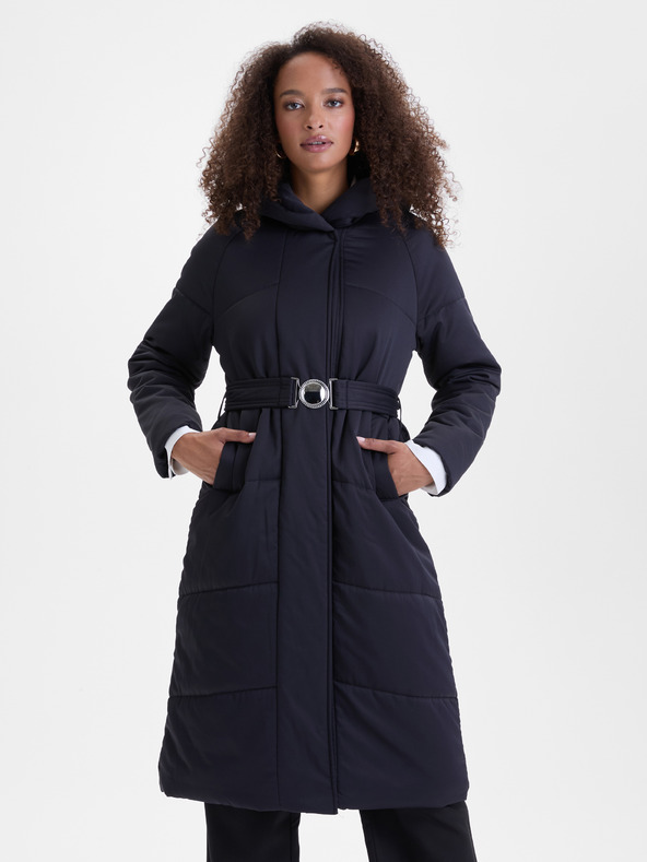 Orsay Černý dámský prošívaný kabát ORSAY