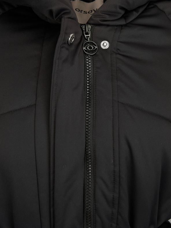 Orsay Černý dámský prošívaný kabát ORSAY